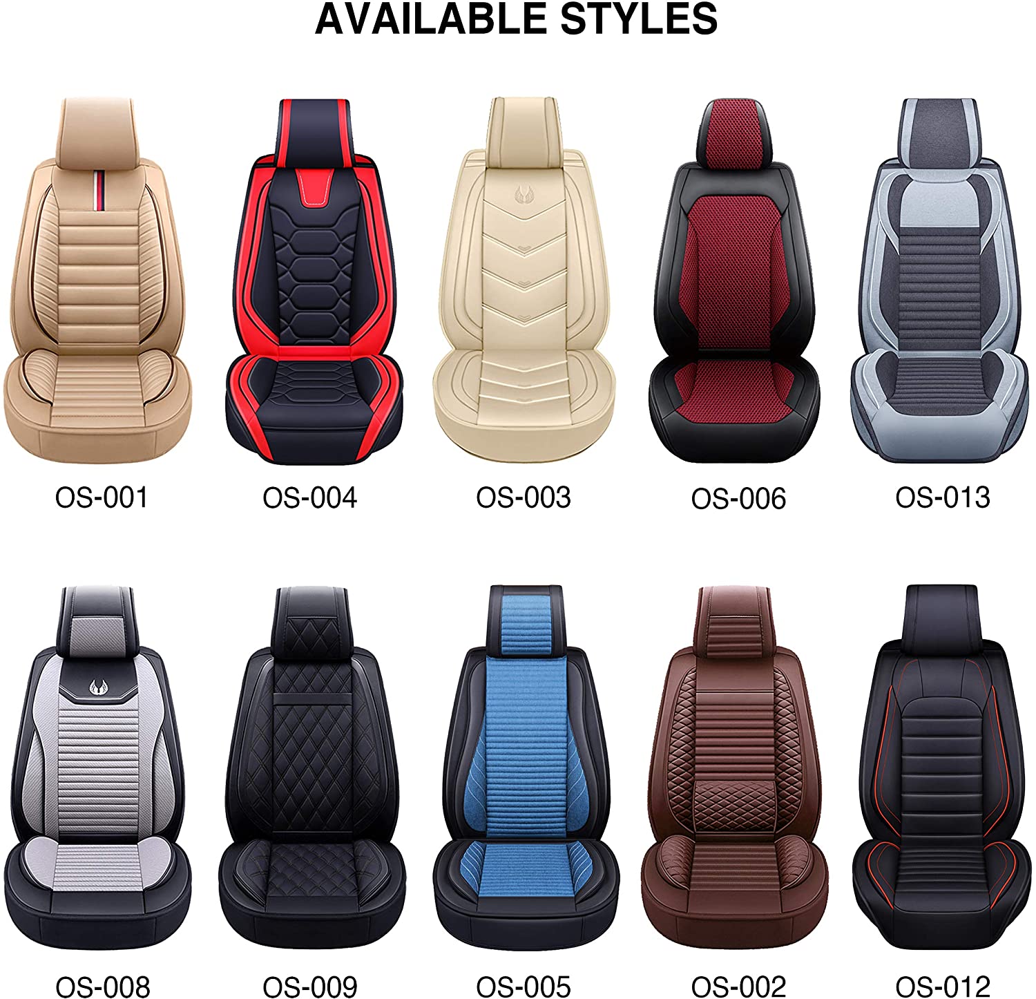 Faux Leatherette Car Seat Covers